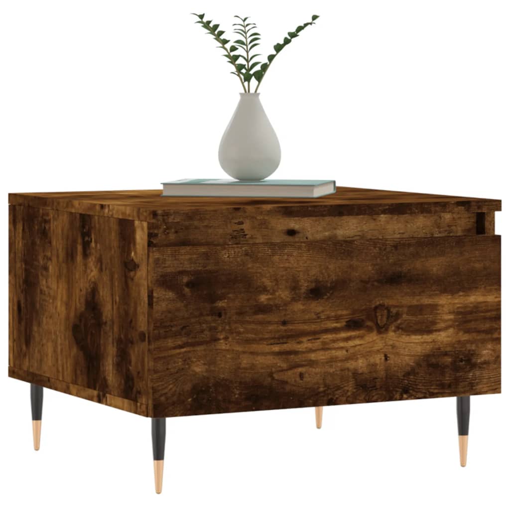 Stolići za kavu 2 kom boja hrasta 50x46x35 cm konstruirano drvo