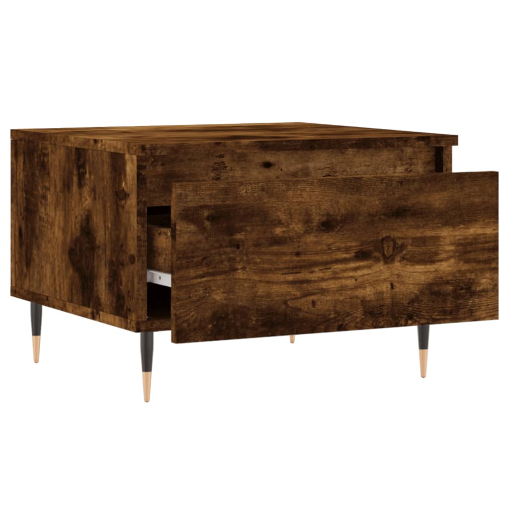Stolići za kavu 2 kom boja hrasta 50x46x35 cm konstruirano drvo