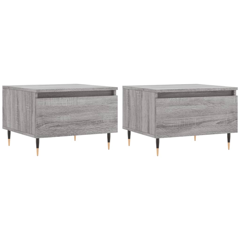 Stolići za kavu 2kom boja hrast 50x46x35cm od konstruirano drva