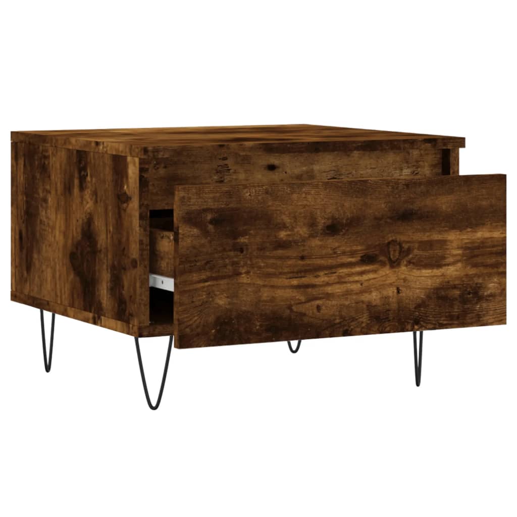 Stolići za kavu 2 kom boja hrasta 50x46x35 cm konstruirano drvo