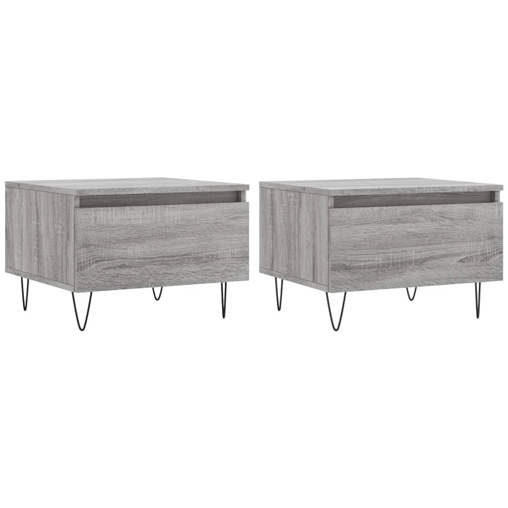 Stolići za kavu 2kom boja hrast 50x46x35cm od konstruirano drva