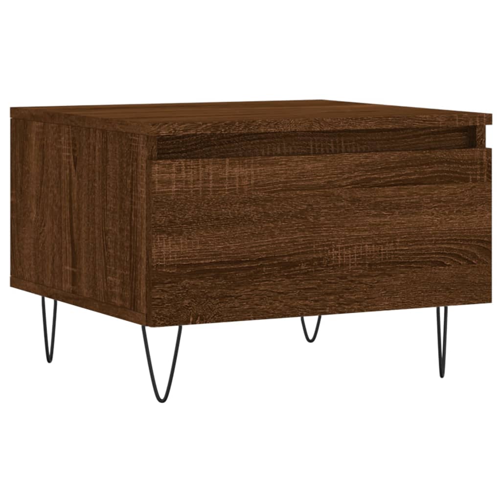 Stolići za kavu 2 kom boja hrasta 50x46x35 cm konstruirano drvo