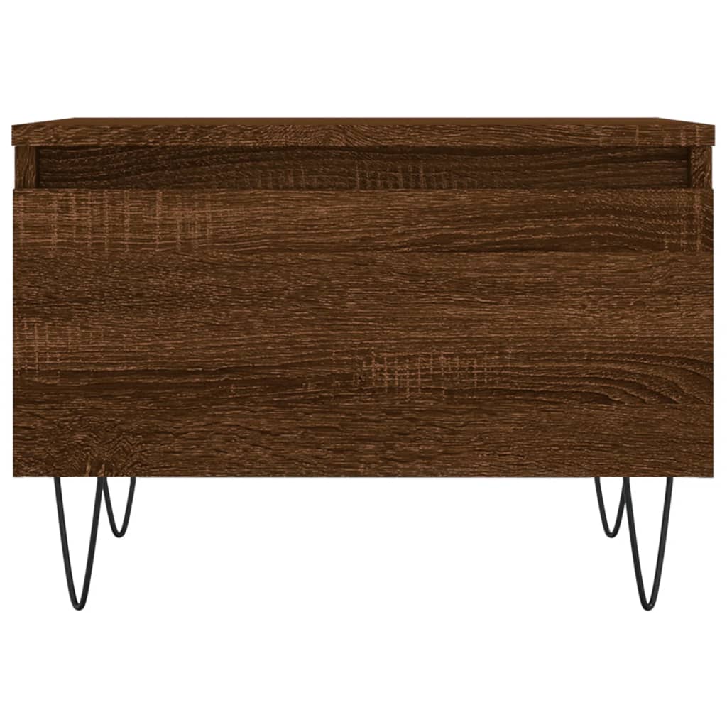 Stolići za kavu 2 kom boja hrasta 50x46x35 cm konstruirano drvo