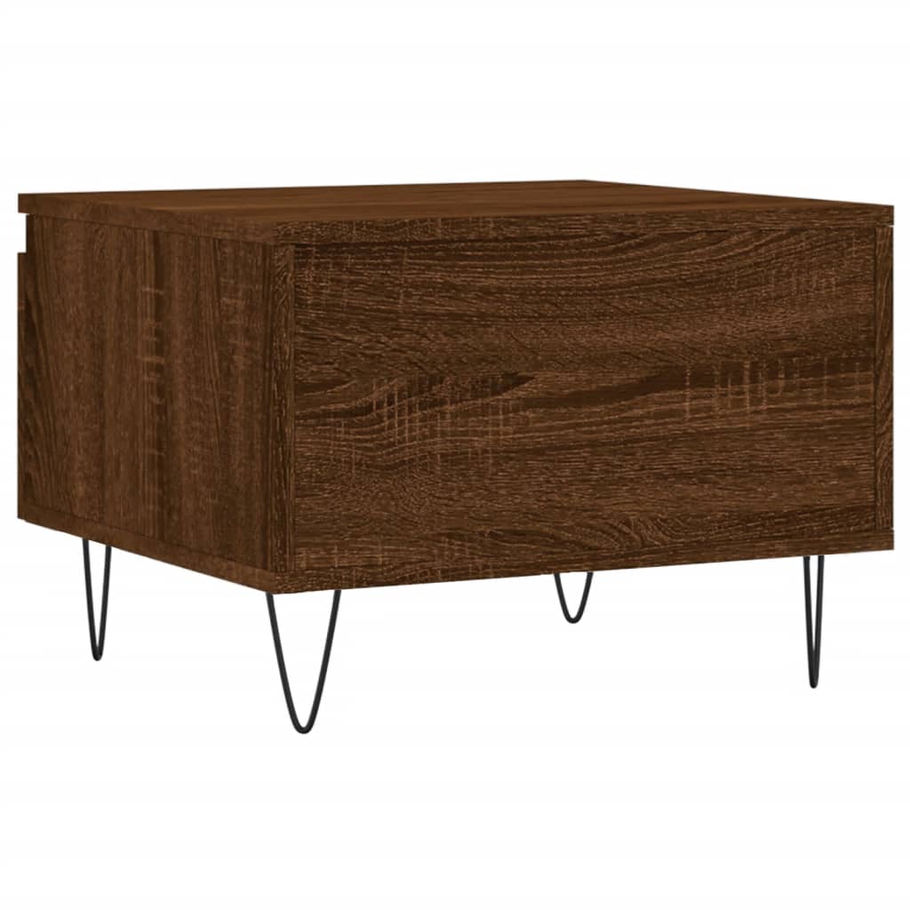 Stolići za kavu 2 kom boja hrasta 50x46x35 cm konstruirano drvo