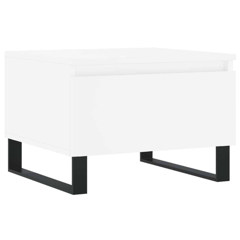 Stolići za kavu 2 kom bijeli 50 x 46 x 35 cm konstruirano drvo