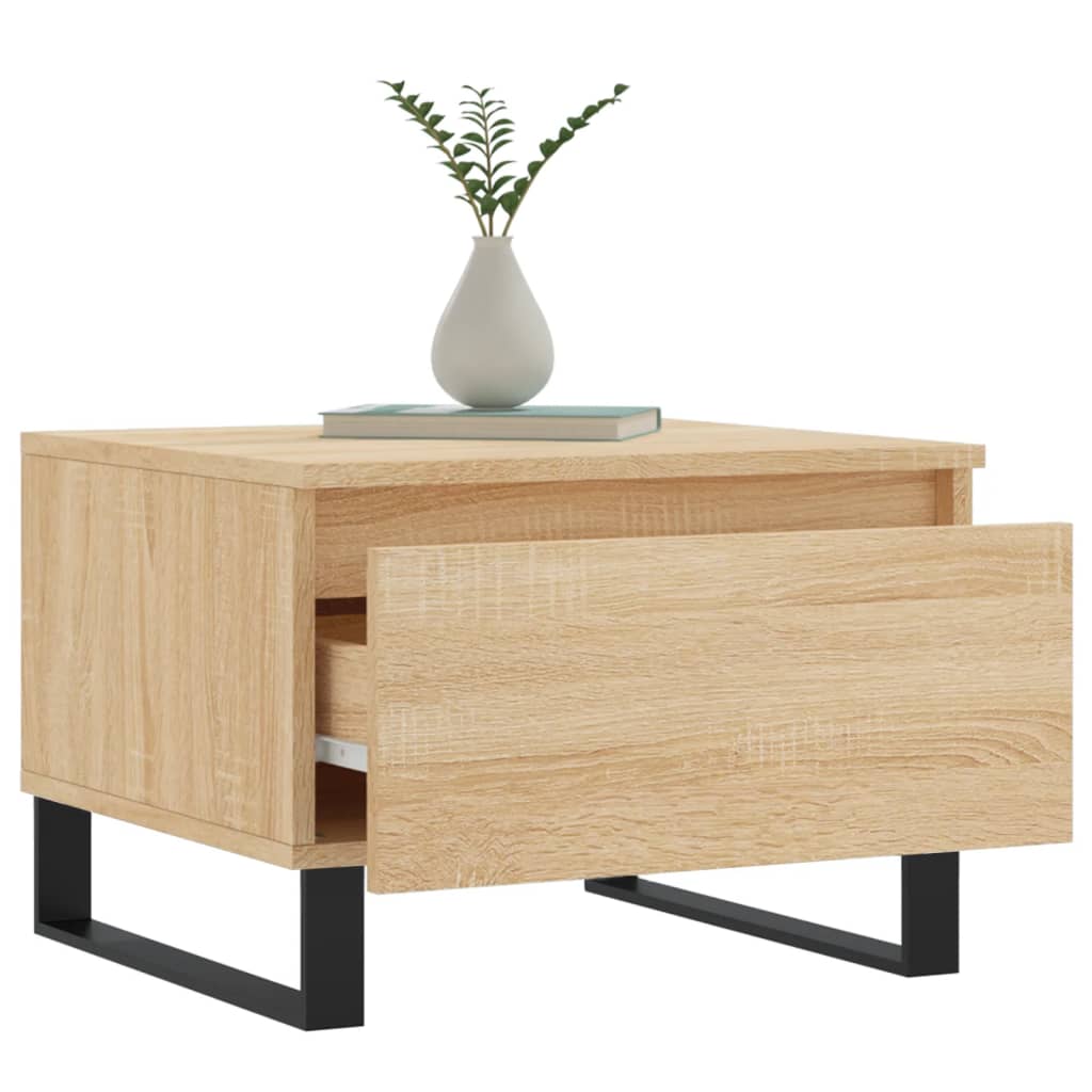 Stolići za kavu 2 kom boja hrasta 50x46x35 cm konstruirano drvo