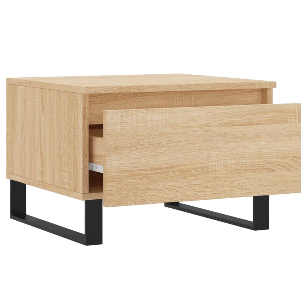 Stolići za kavu 2 kom boja hrasta 50x46x35 cm konstruirano drvo