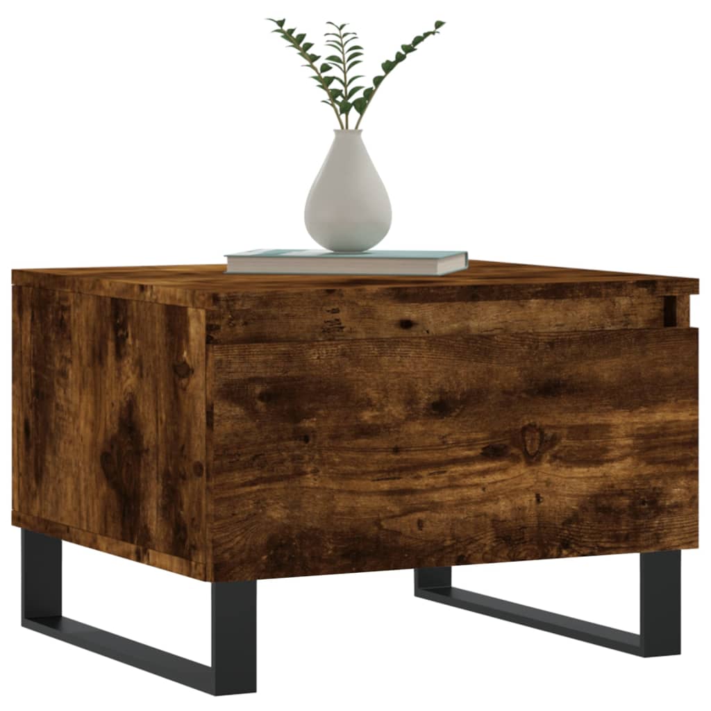 Stolići za kavu 2 kom boja hrasta 50x46x35 cm konstruirano drvo