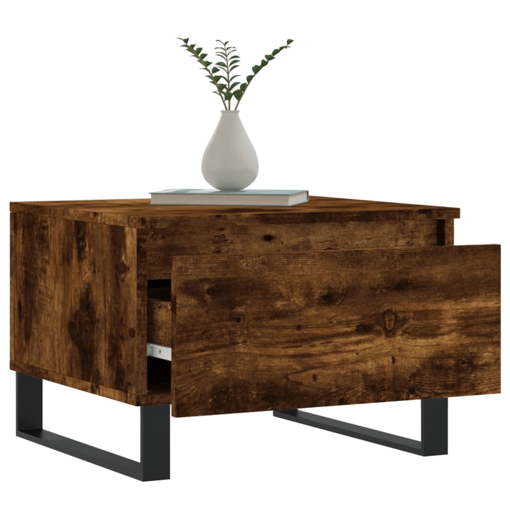 Stolići za kavu 2 kom boja hrasta 50x46x35 cm konstruirano drvo