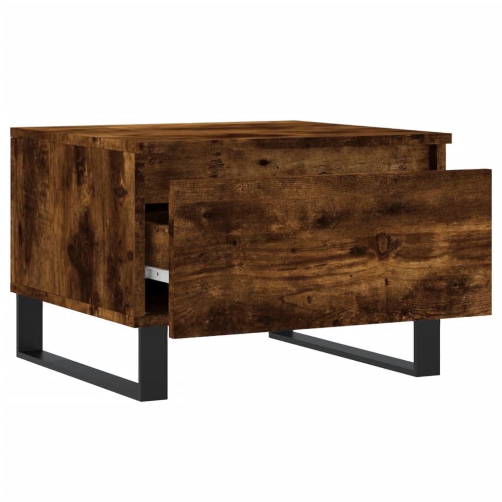Stolići za kavu 2 kom boja hrasta 50x46x35 cm konstruirano drvo