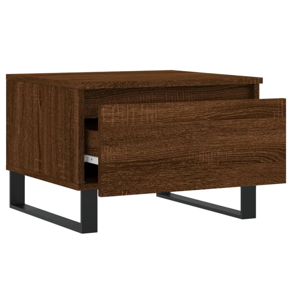 Stolići za kavu 2 kom boja hrasta 50x46x35 cm konstruirano drvo
