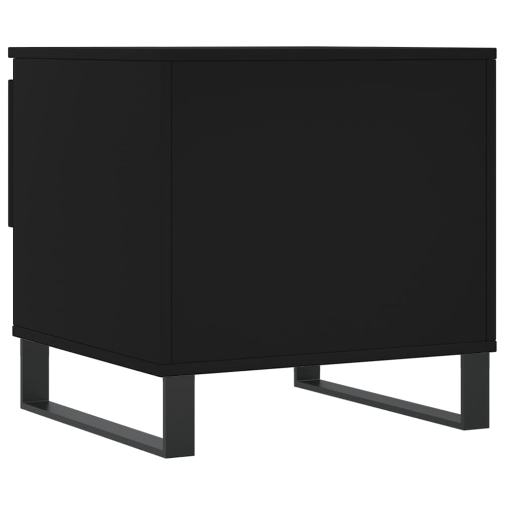 Stolić za kavu crni 50 x 46 x 50 cm od konstruiranog drva