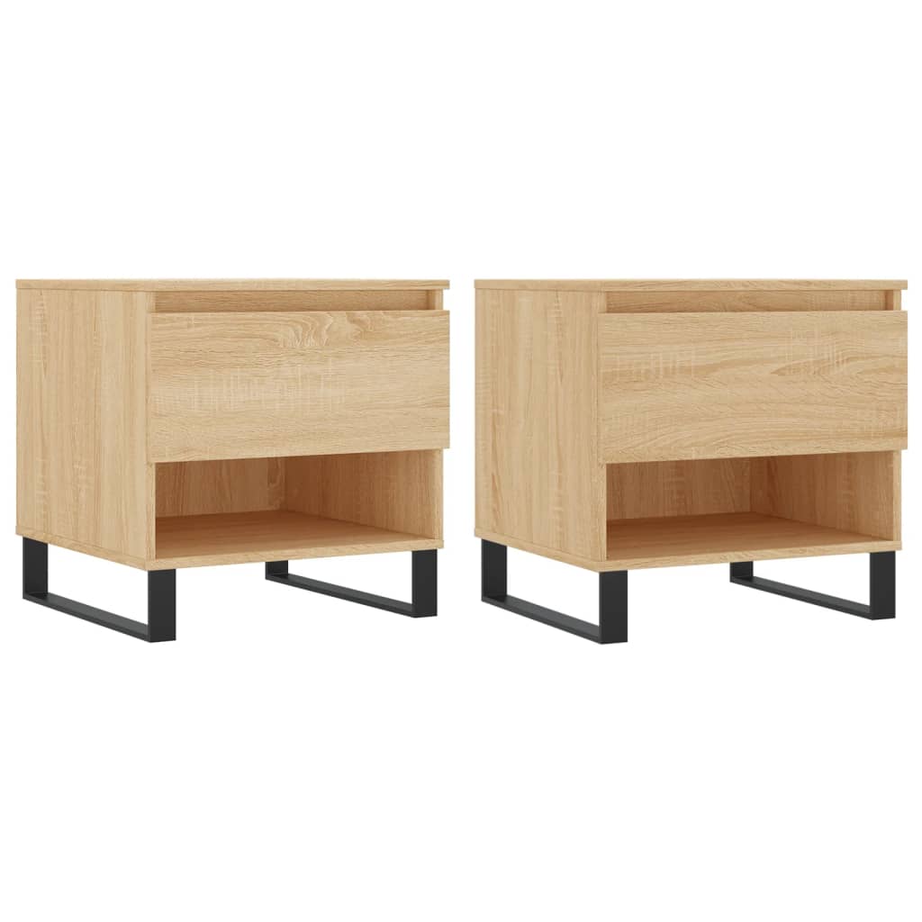 Stolići za kavu boja hrast 50x46x50 cm konstruirano drvo
