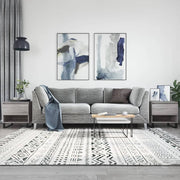 Stolići za kavu 2 kom boja hrast 50x46x50 cm konstruirano drvo