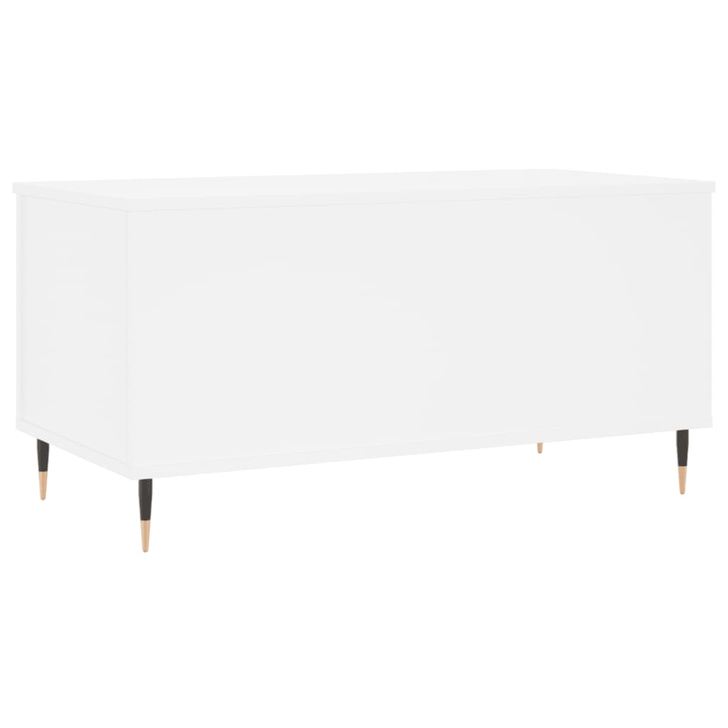 Stolić za kavu bijeli 90 x 44,5 x 45 cm od konstruiranog drva