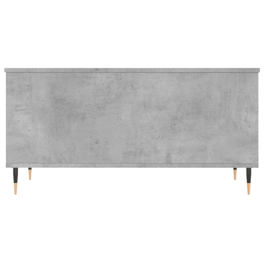 Stolić za kavu siva boja betona 90x44,5x45 cm konstruirano drvo