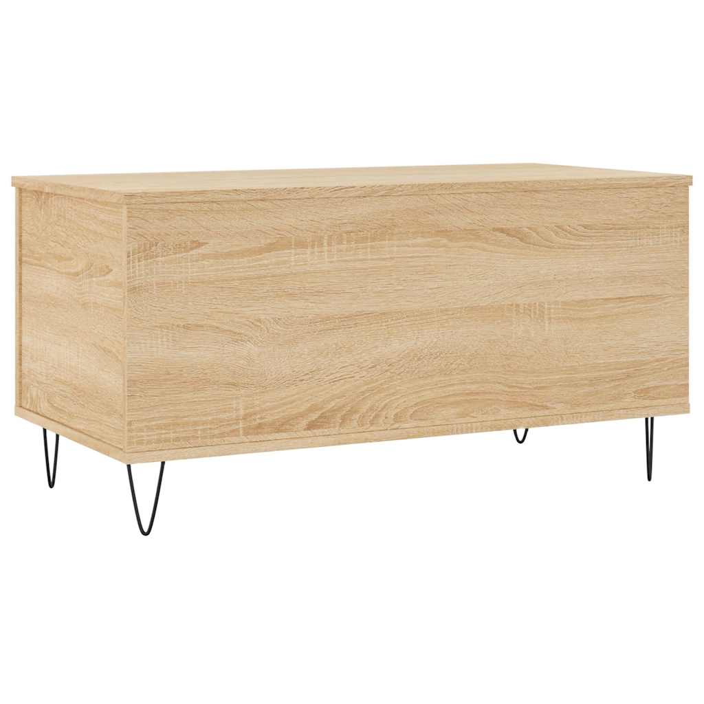 Stolić za kavu boja hrasta 90 x 44,5 x 45 cm konstruirano drvo