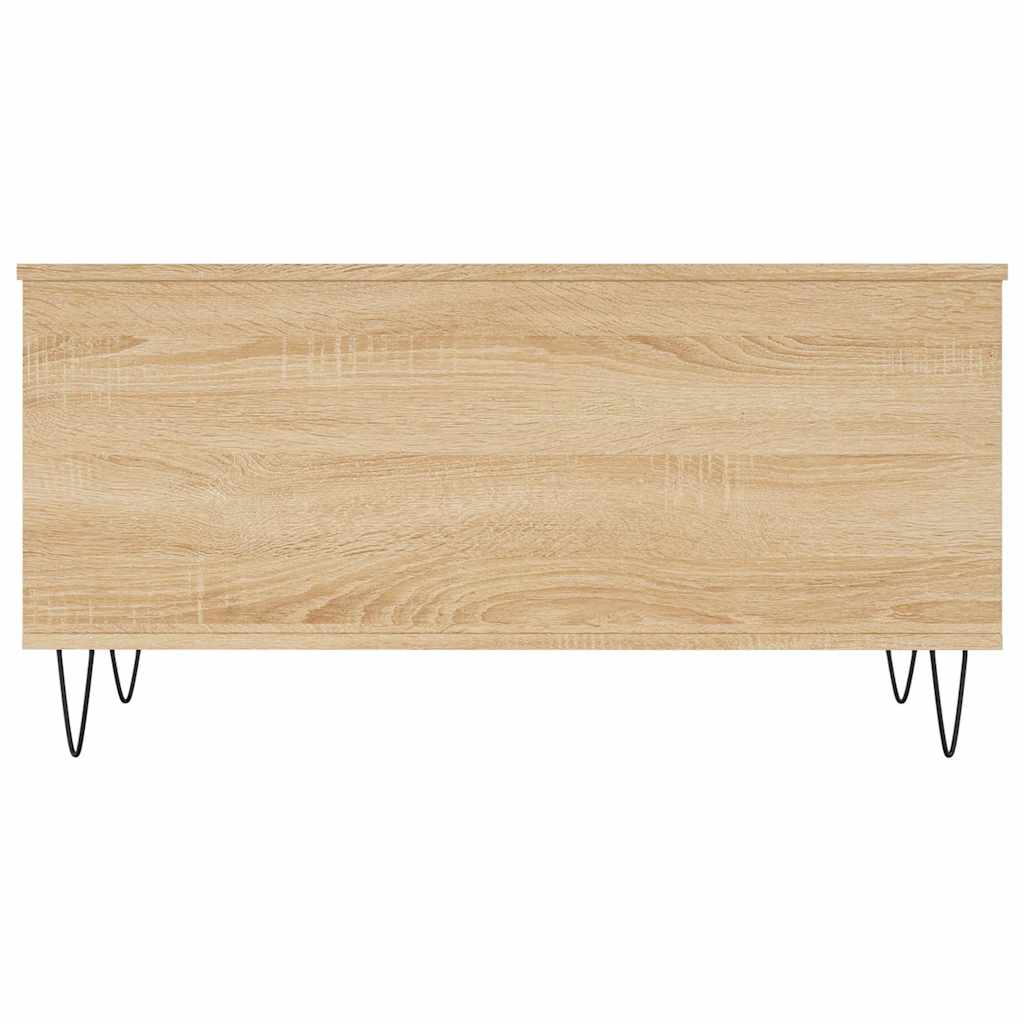 Stolić za kavu boja hrasta 90 x 44,5 x 45 cm konstruirano drvo