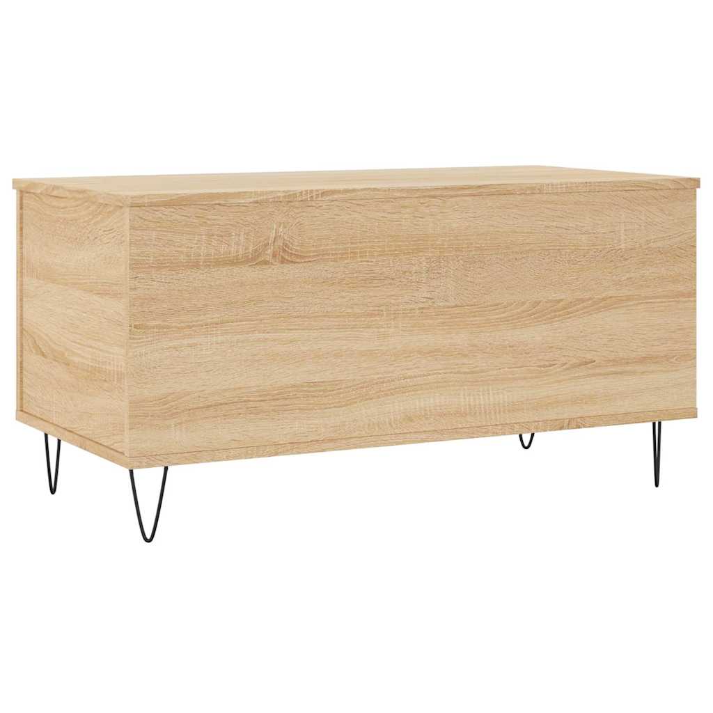 Stolić za kavu boja hrasta 90 x 44,5 x 45 cm konstruirano drvo