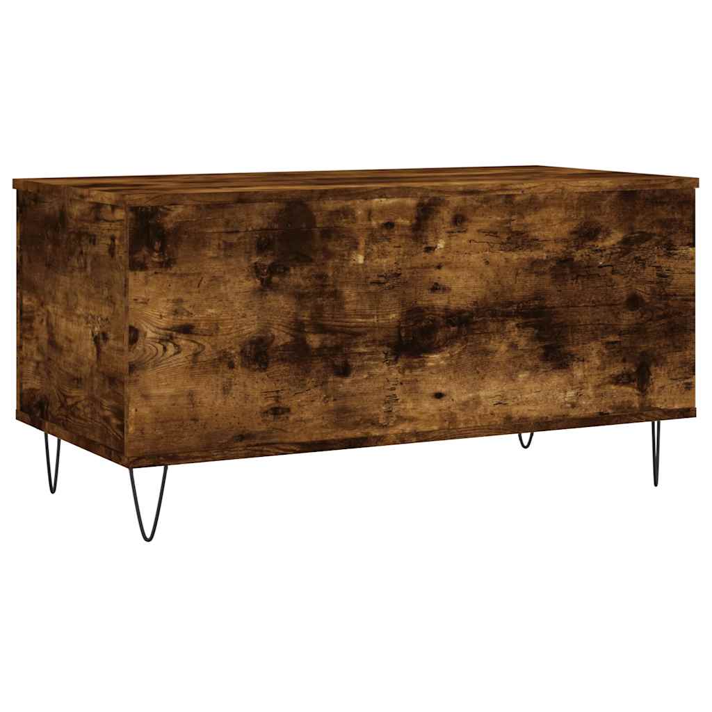 Stolić za kavu boja hrasta 90 x 44,5 x 45 cm konstruirano drvo