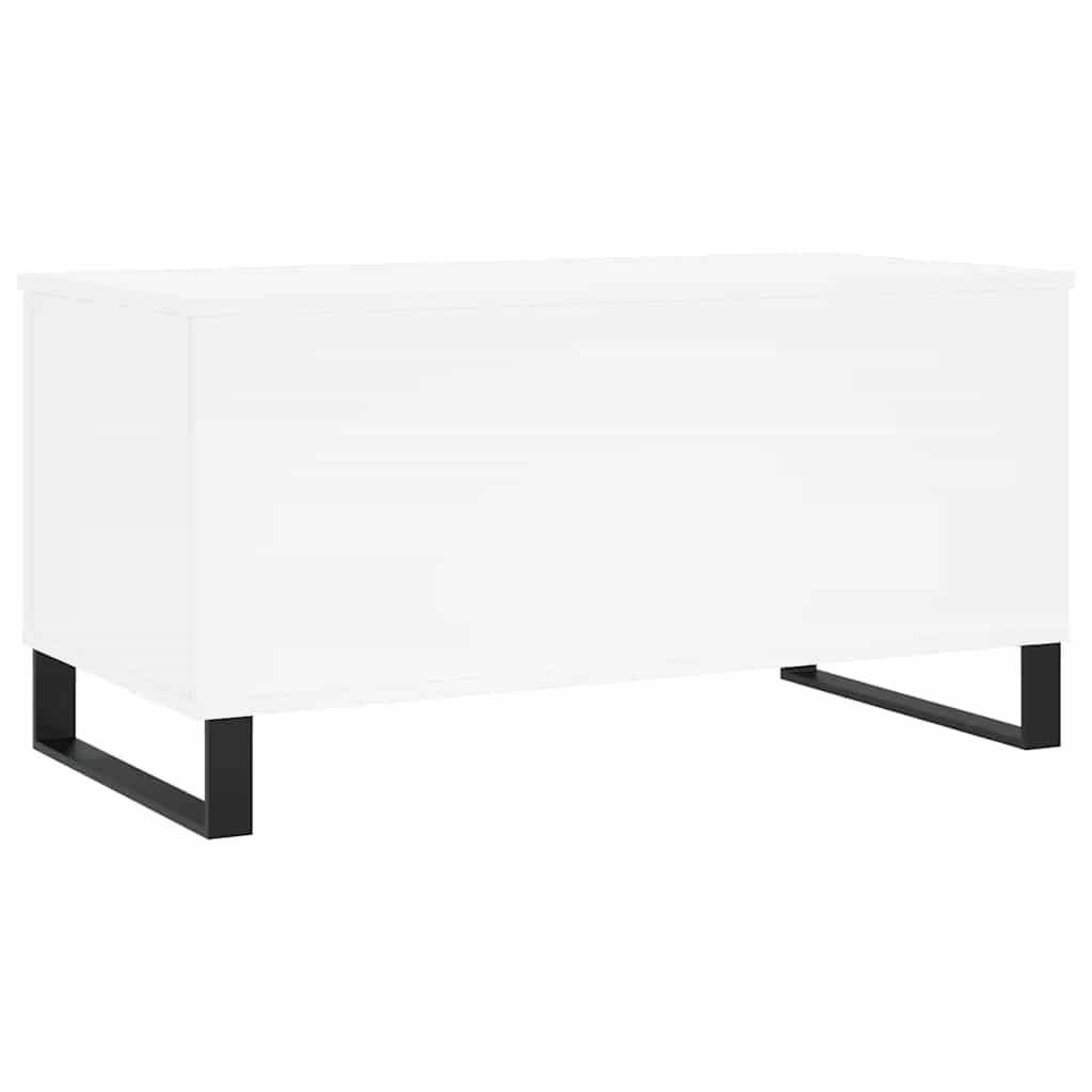 Stolić za kavu bijeli 90 x 44,5 x 45 cm od konstruiranog drva