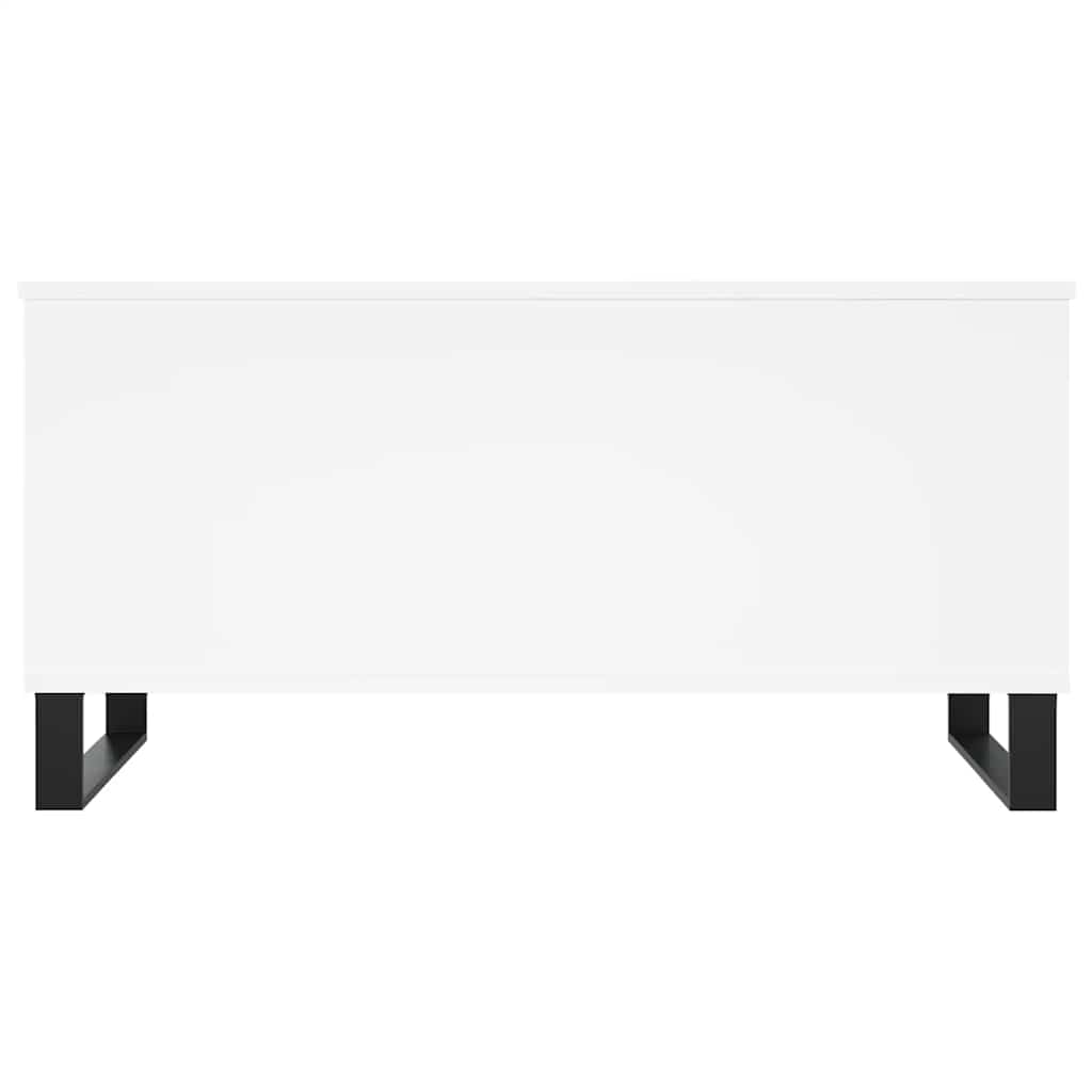 Stolić za kavu bijeli 90 x 44,5 x 45 cm od konstruiranog drva