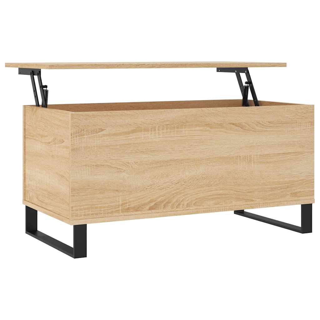 Stolić za kavu boja hrasta 90 x 44,5 x 45 cm konstruirano drvo