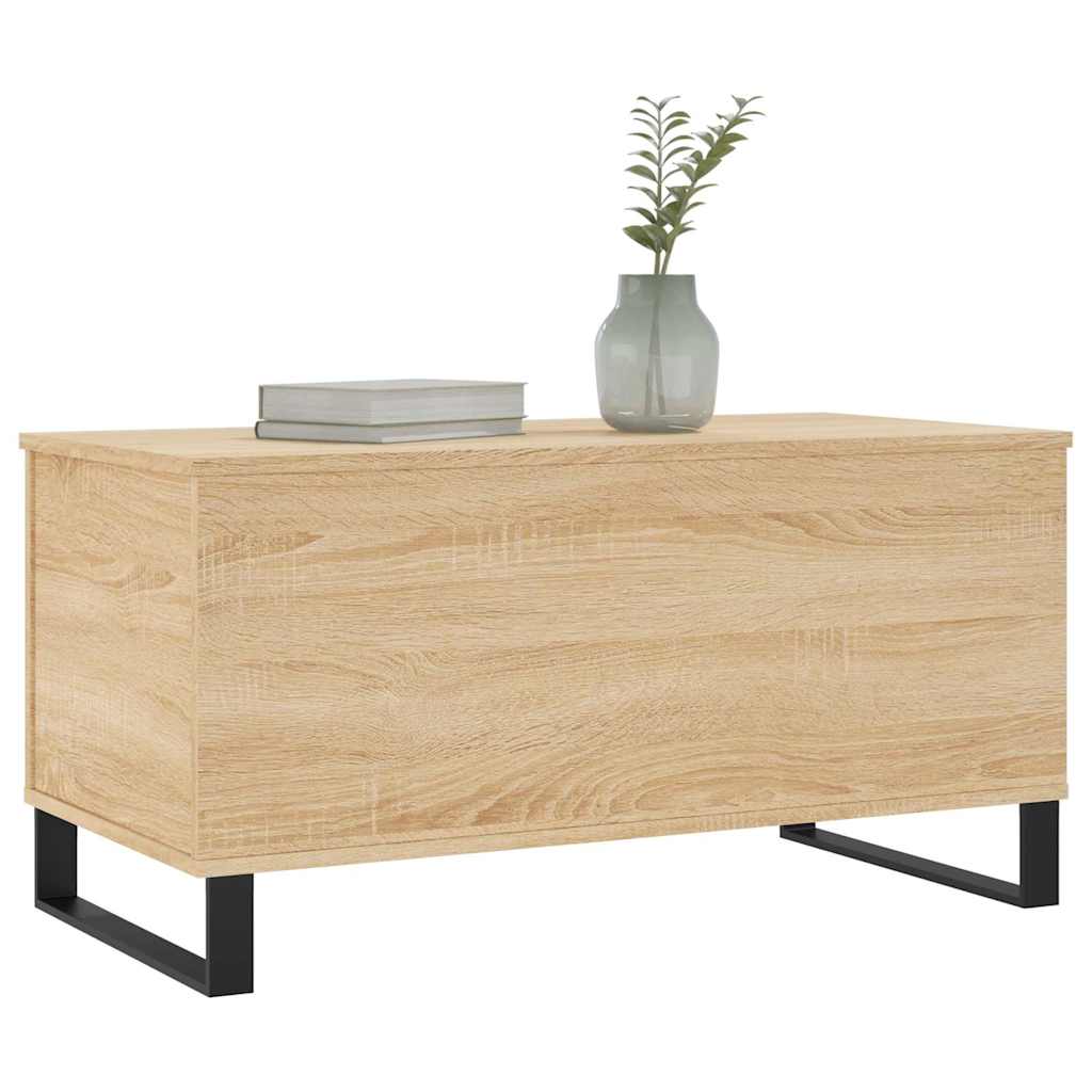 Stolić za kavu boja hrasta 90 x 44,5 x 45 cm konstruirano drvo