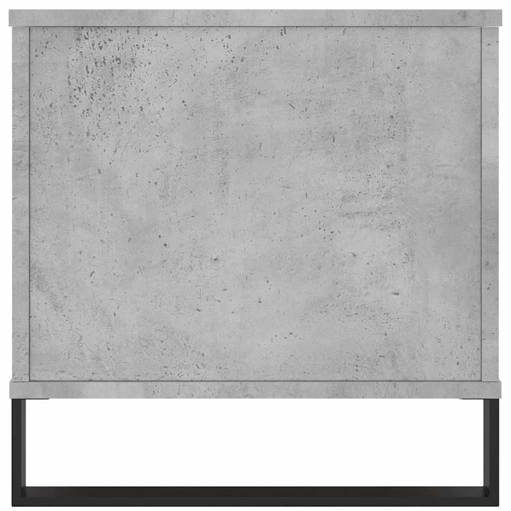 Stolić za kavu siva boja betona 90x44,5x45 cm konstruirano drvo