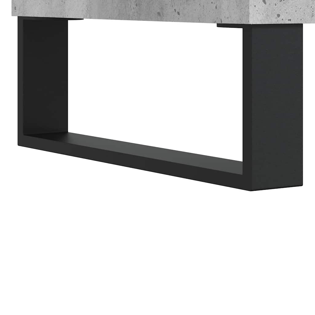 Stolić za kavu siva boja betona 90x44,5x45 cm konstruirano drvo