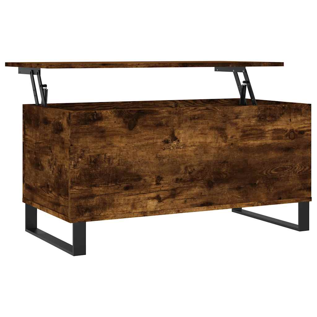 Stolić za kavu boja hrasta 90 x 44,5 x 45 cm konstruirano drvo