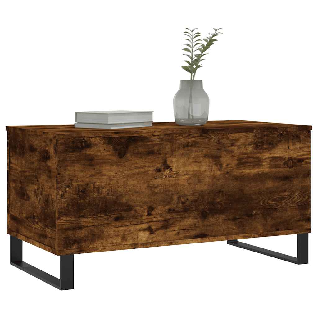Stolić za kavu boja hrasta 90 x 44,5 x 45 cm konstruirano drvo