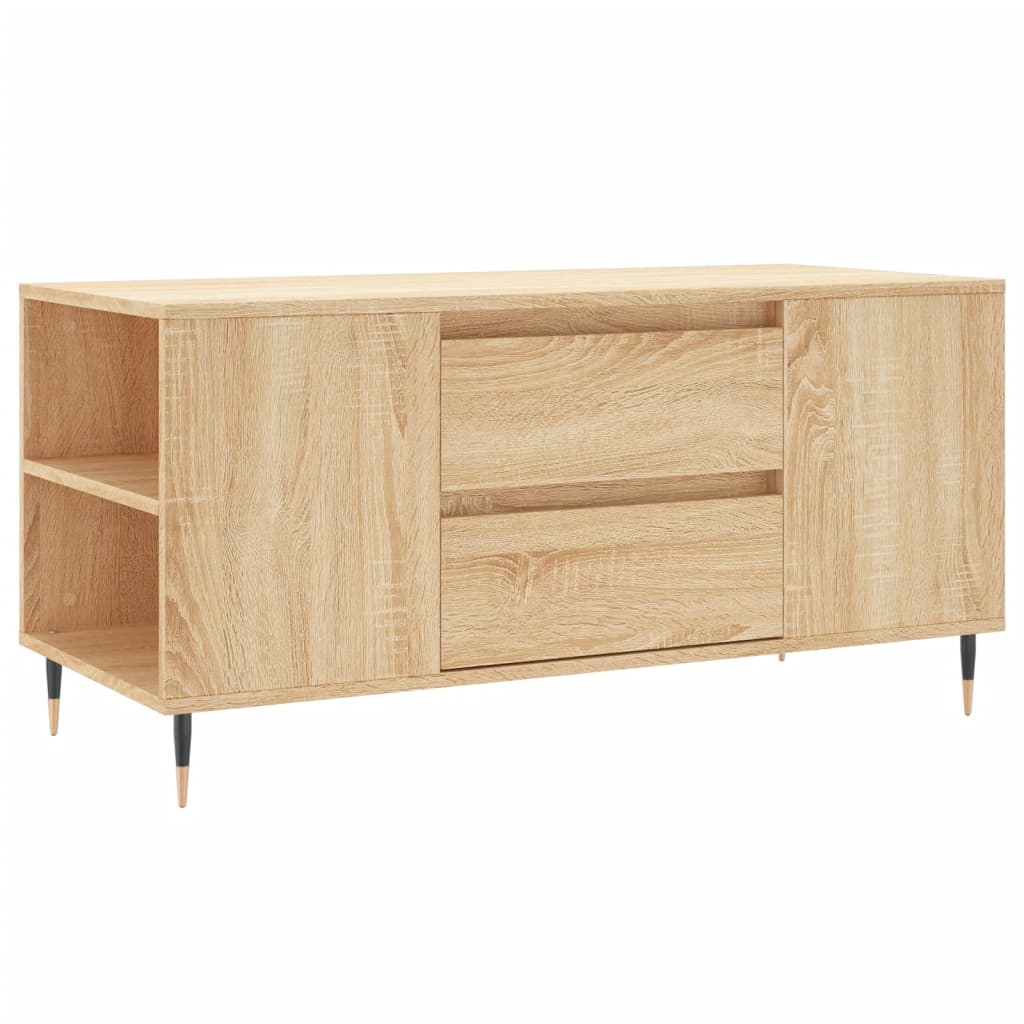 Stolić za kavu boja hrasta 102x44,5x50 cm od konstruiranog drva
