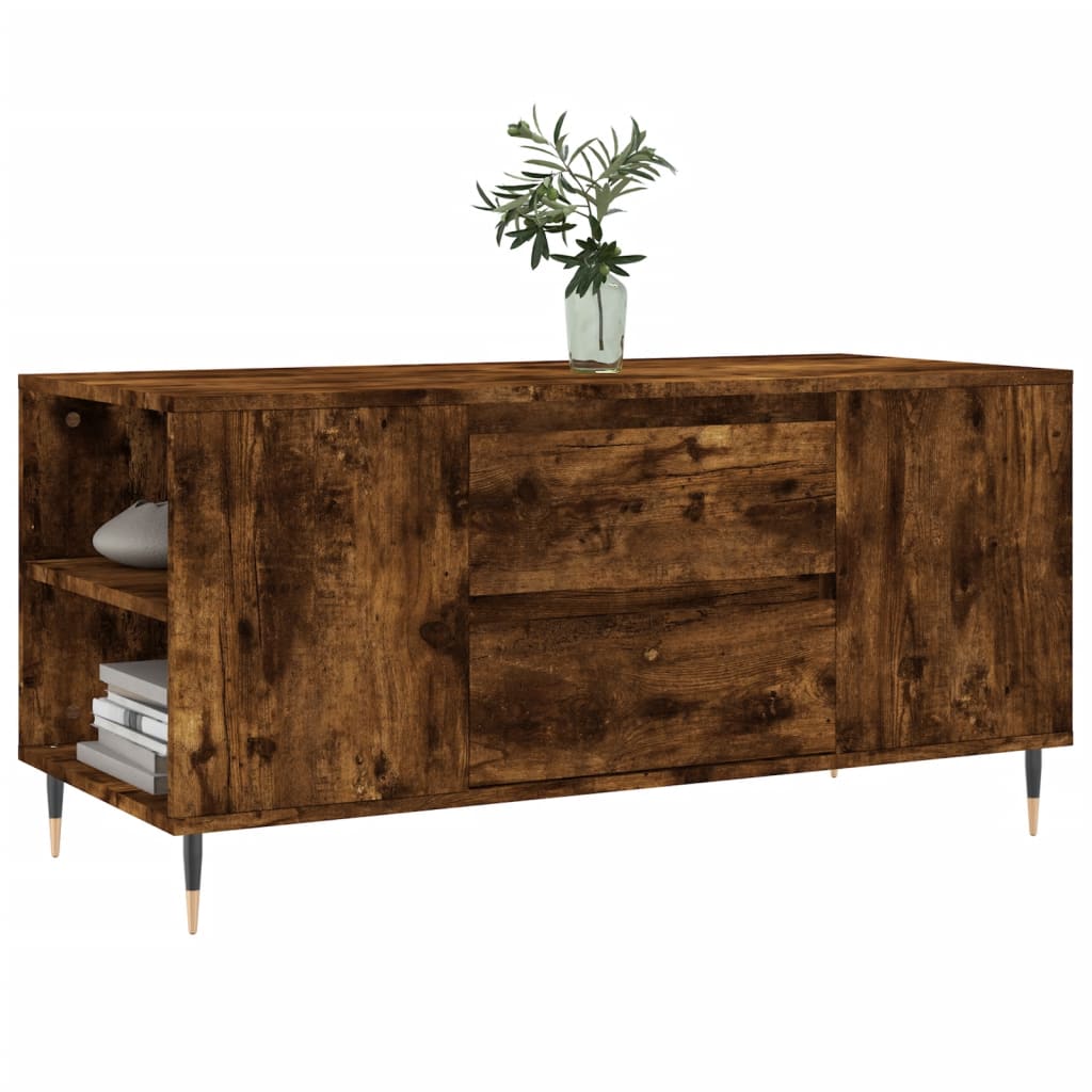 Stolić za kavu boja hrasta 102x44,5x50 cm od konstruiranog drva