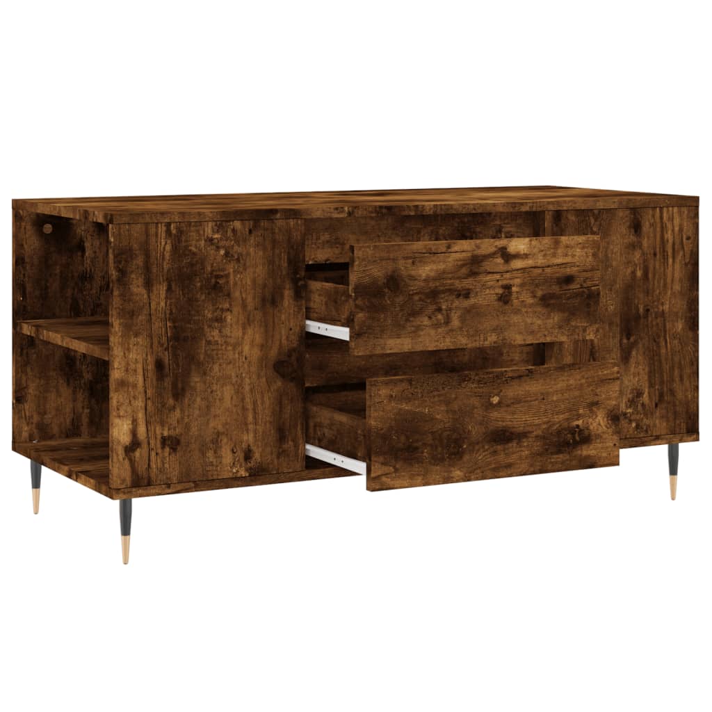Stolić za kavu boja hrasta 102x44,5x50 cm od konstruiranog drva