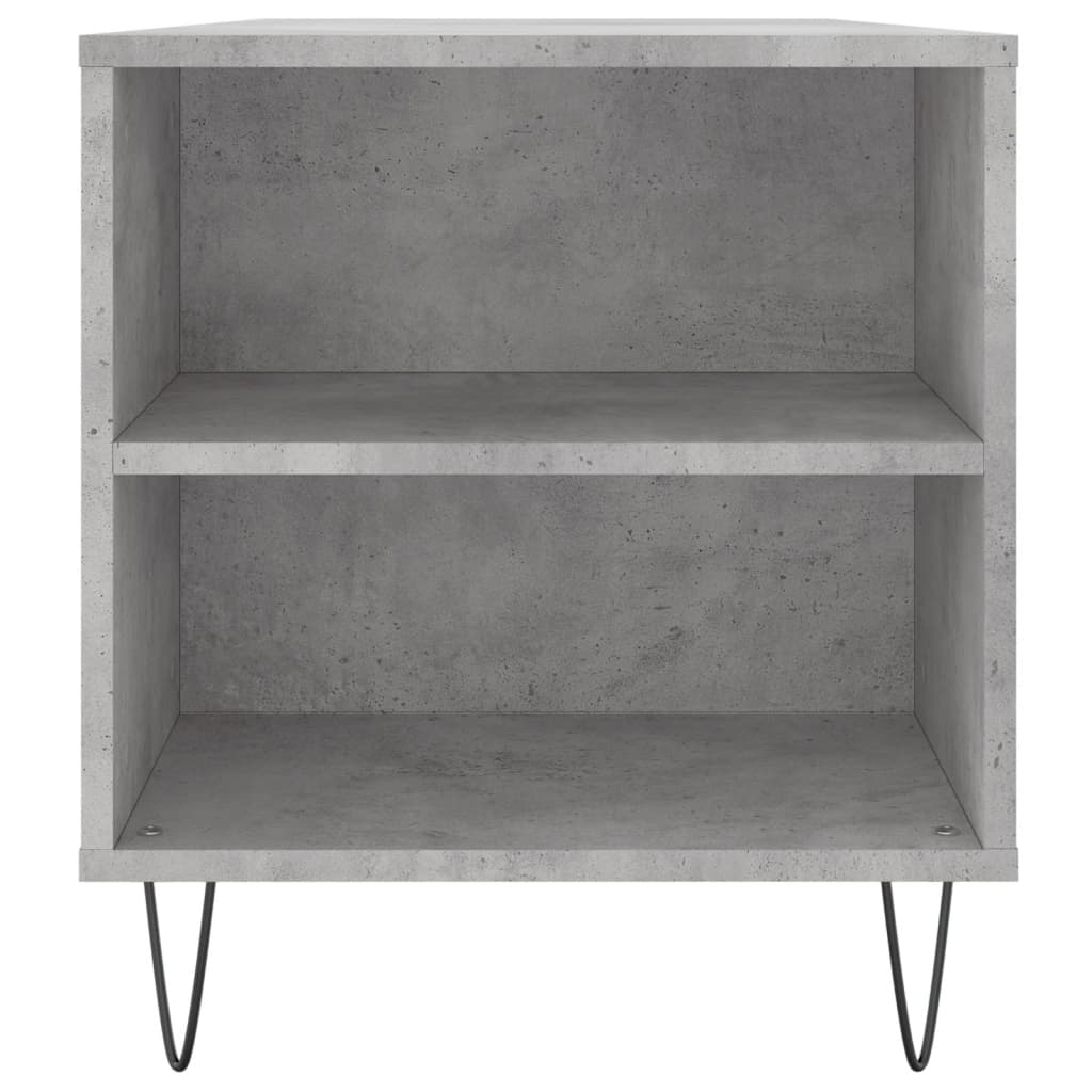 Stolić za kavu boja betona 102x44,5x50 cm od konstruiranog drva Siva