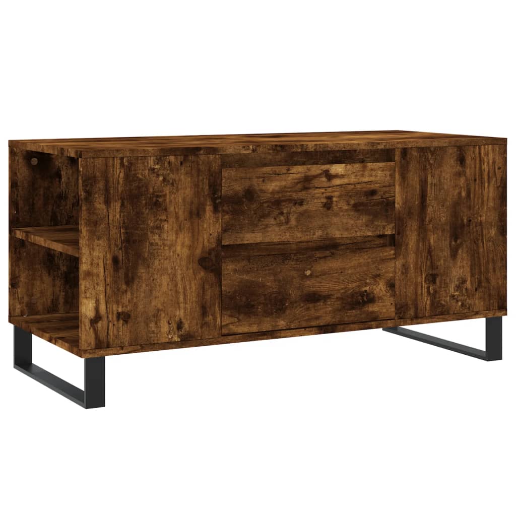 Stolić za kavu boja hrasta 102x44,5x50 cm od konstruiranog drva
