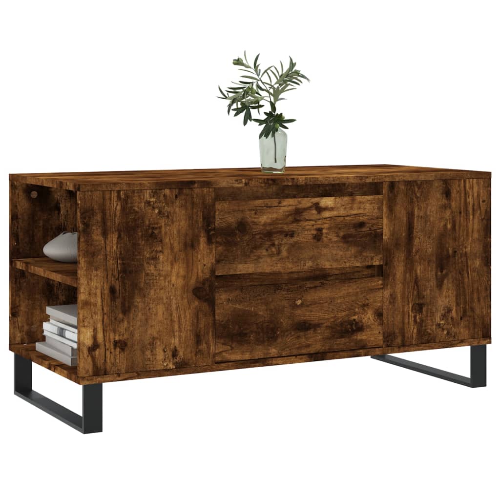 Stolić za kavu boja hrasta 102x44,5x50 cm od konstruiranog drva