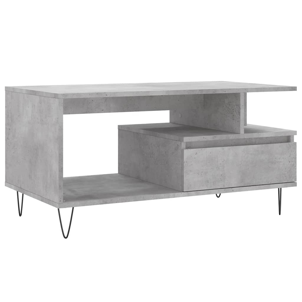 Stolić za kavu boja hrasta 90x49x45 cm konstruirano drvo