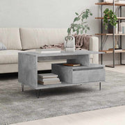 Stolić za kavu boja hrasta 90x49x45 cm konstruirano drvo