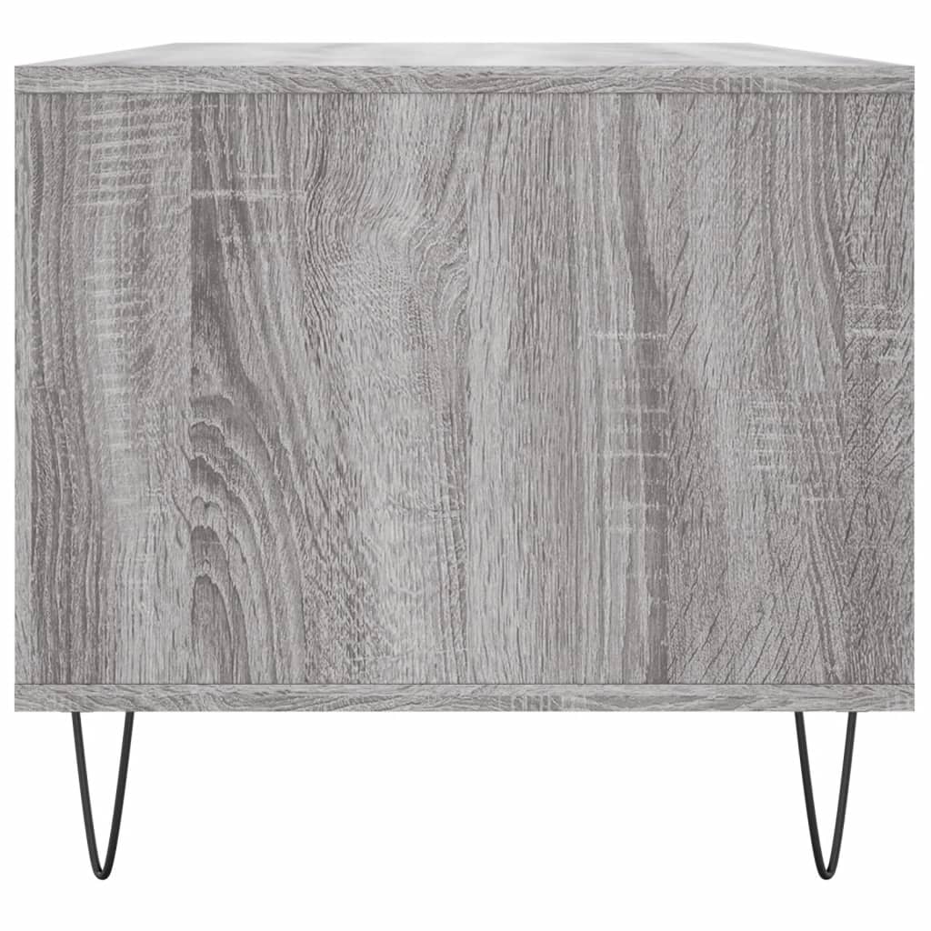 Stolić za kavu boja sivog hrasta 90x49x45 cm konstruirano drvo