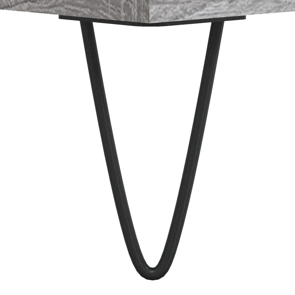 Stolić za kavu boja sivog hrasta 90x49x45 cm konstruirano drvo