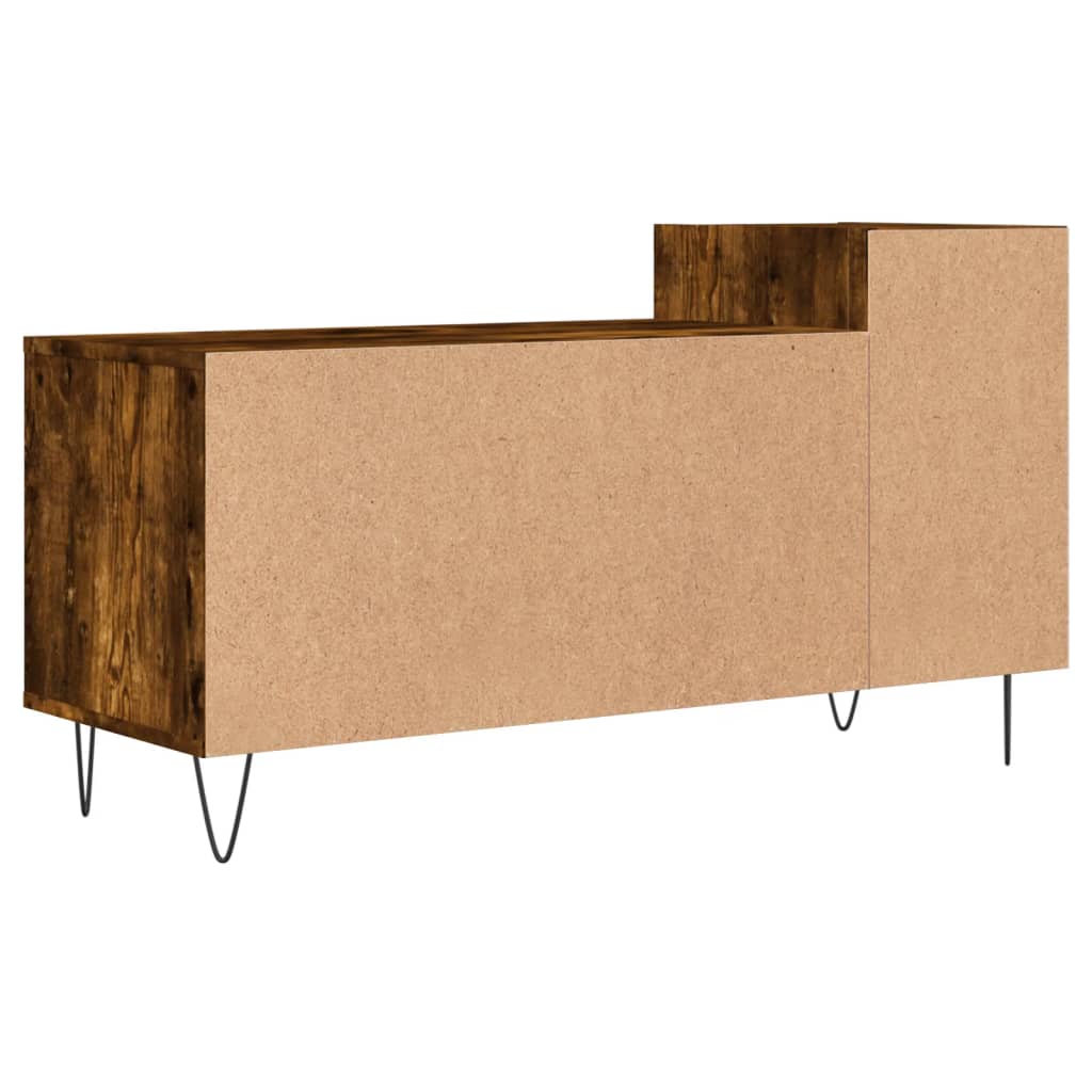 TV ormarić boja dimljenog hrasta 100x35x55 cm konstruirano drvo