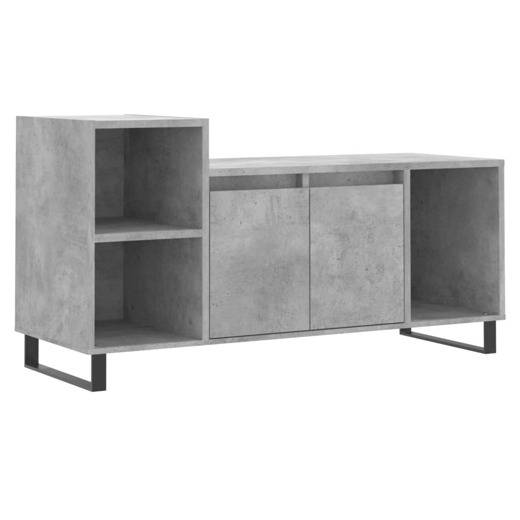 TV ormarić boja betona 100x35x55 cm od konstruiranog drva