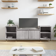 TV ormarić boja hrasta sonome 160x35x55 cm konstruirano drvo Siva