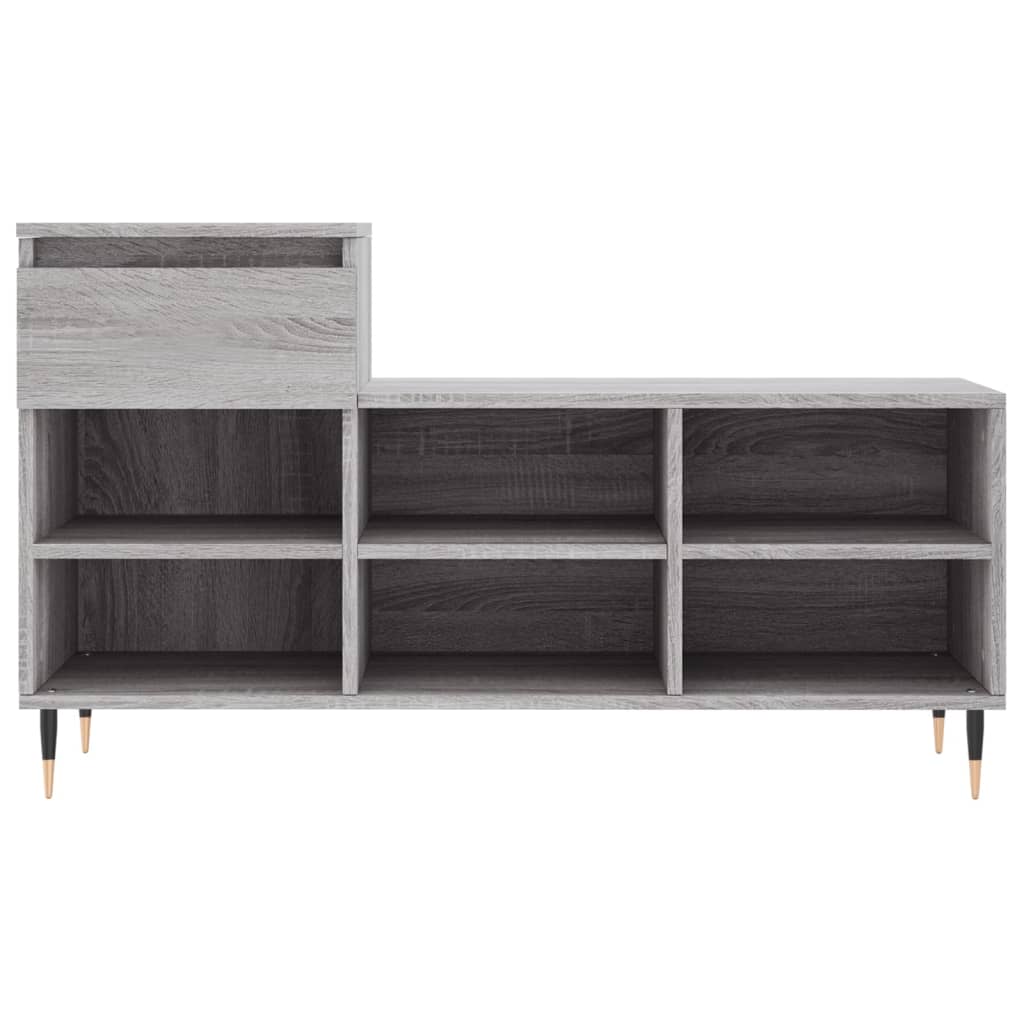 Ormarić za cipele boja hrasta 102x36x60 cm konstruirano drvo