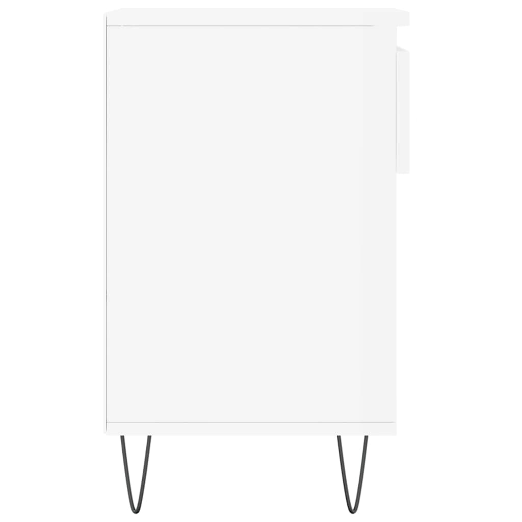 Ormarić za cipele sjajni bijeli 102x36x60 cm konstruirano drvo