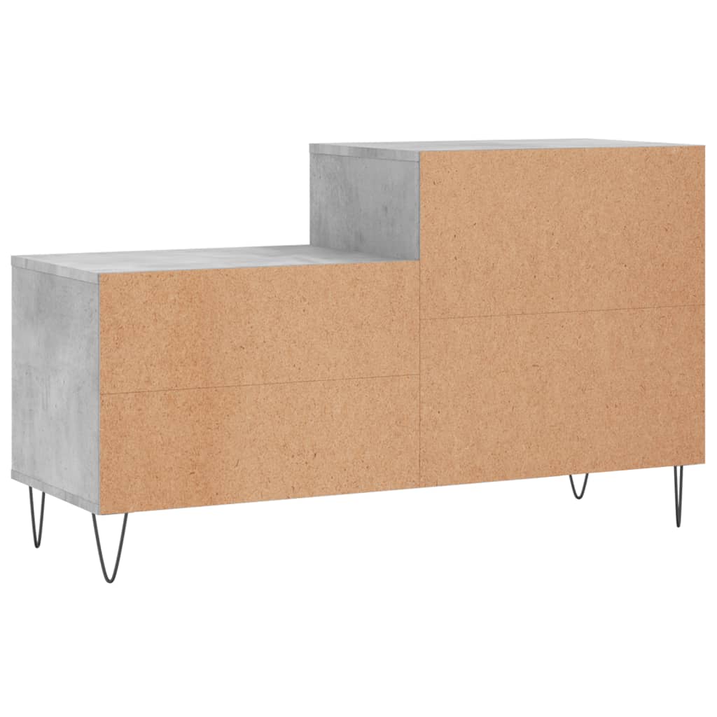 Ormarić za cipele boja betona 102x36x60 cm konstruirano drvo