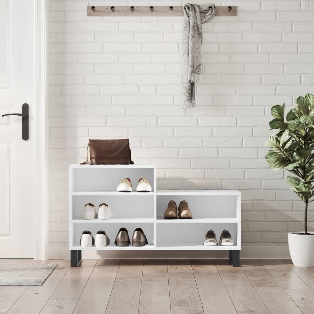 Ormarić za cipele bijeli 102 x 36 x 60 cm od konstruiranog drva