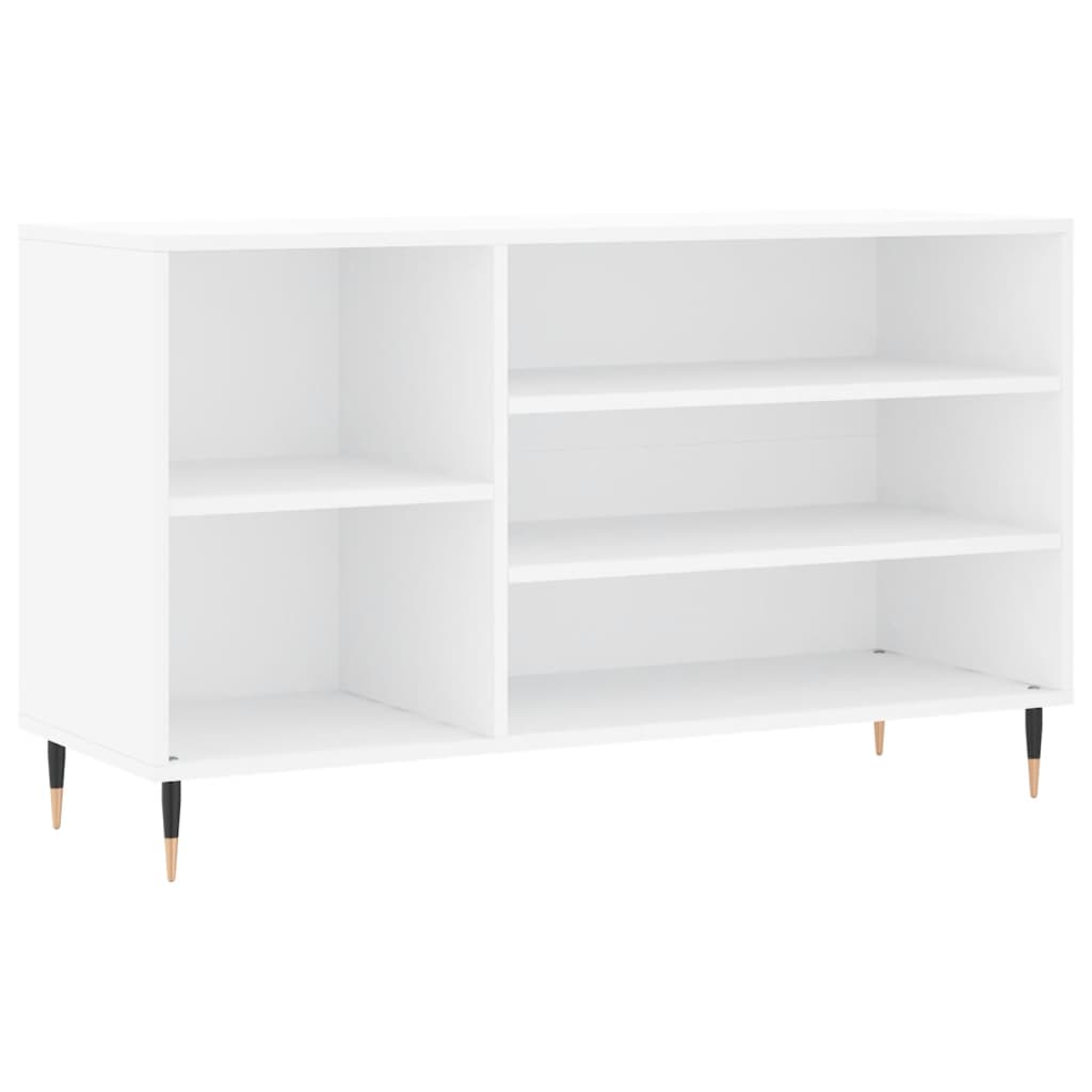 Ormarić za cipele sjajni bijeli 102x36x60 cm konstruirano drvo